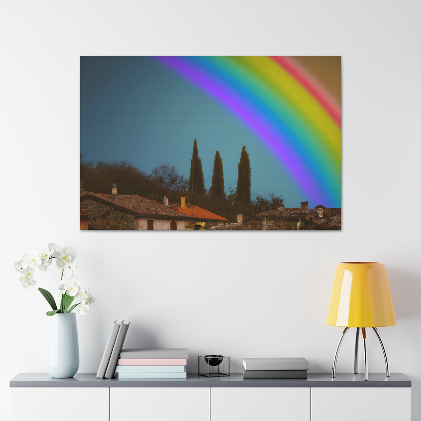 Emma's Nocturnal Rainbows - Canvas