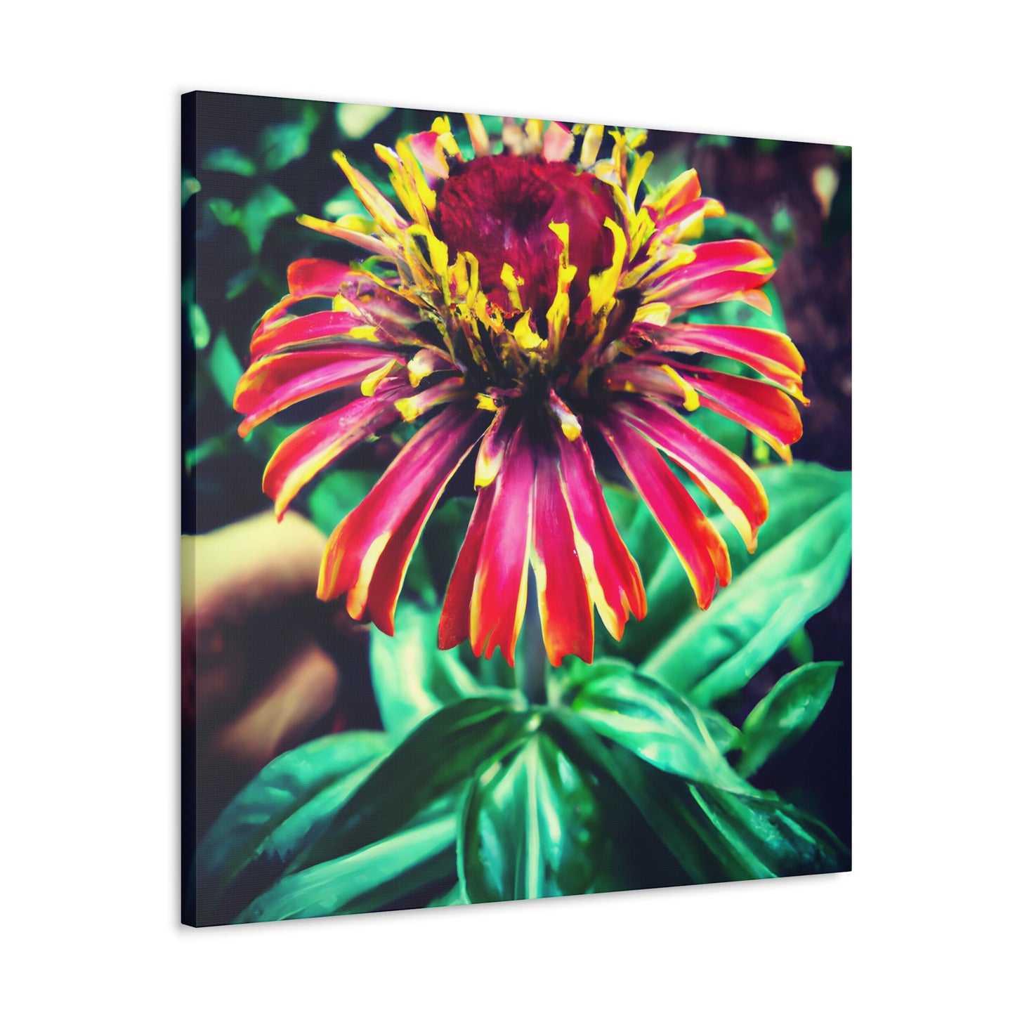 Emma's Energetic Blooms - Canvas