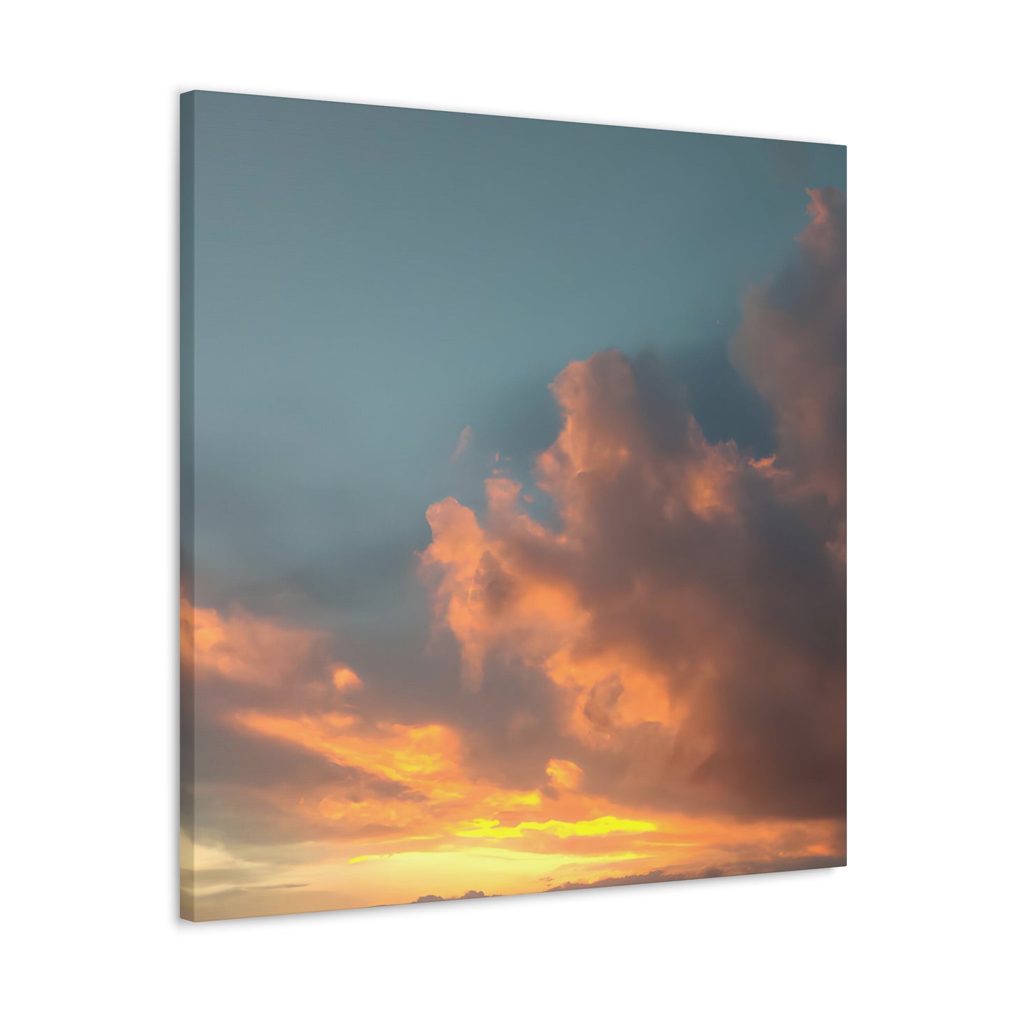 Lila's Emotional Skies - Canvas