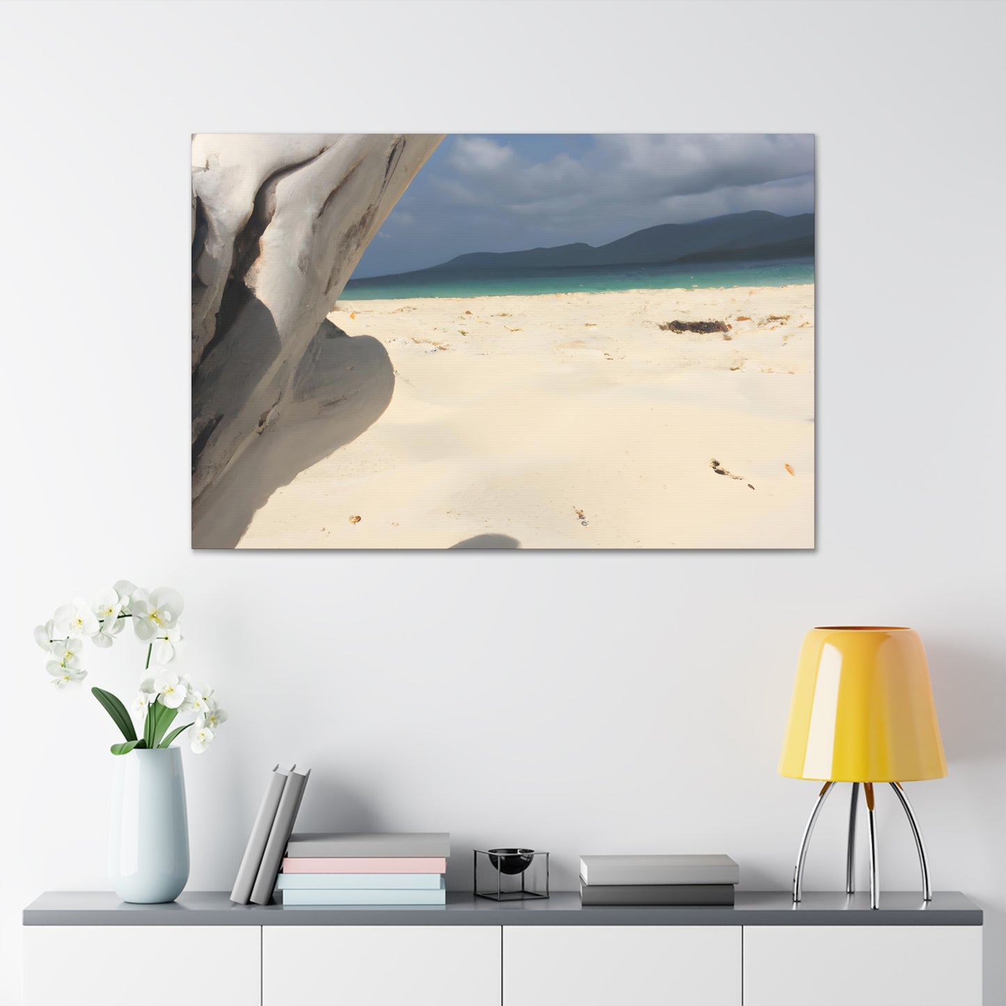 Sarah's Sands of Embrace - Canvas