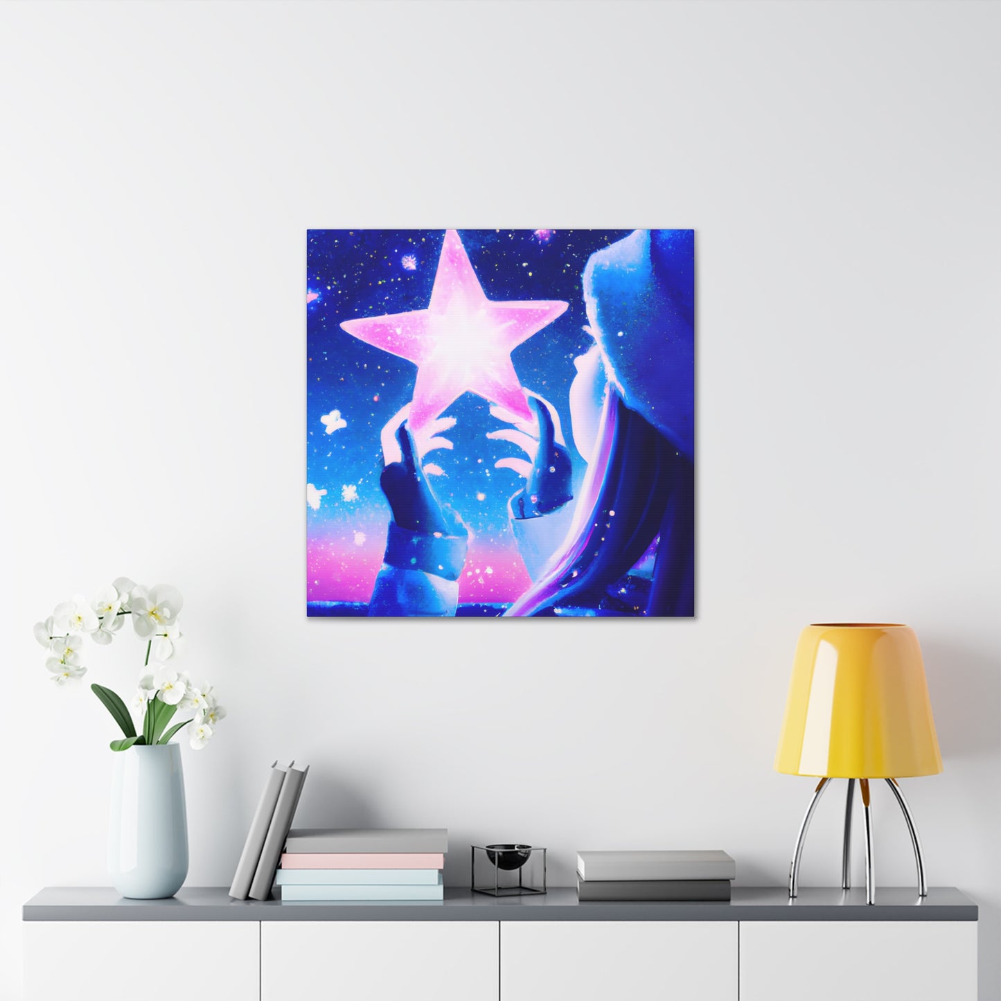 Mia's Starry Revival - Canvas