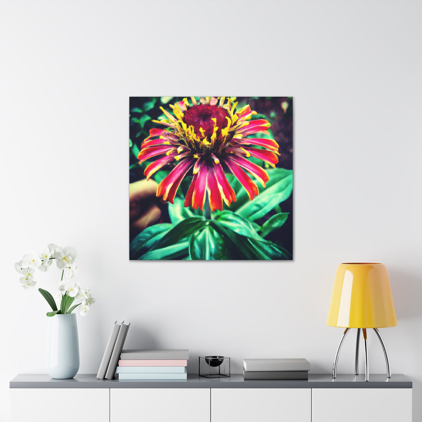 Emma's Energetic Blooms - Canvas