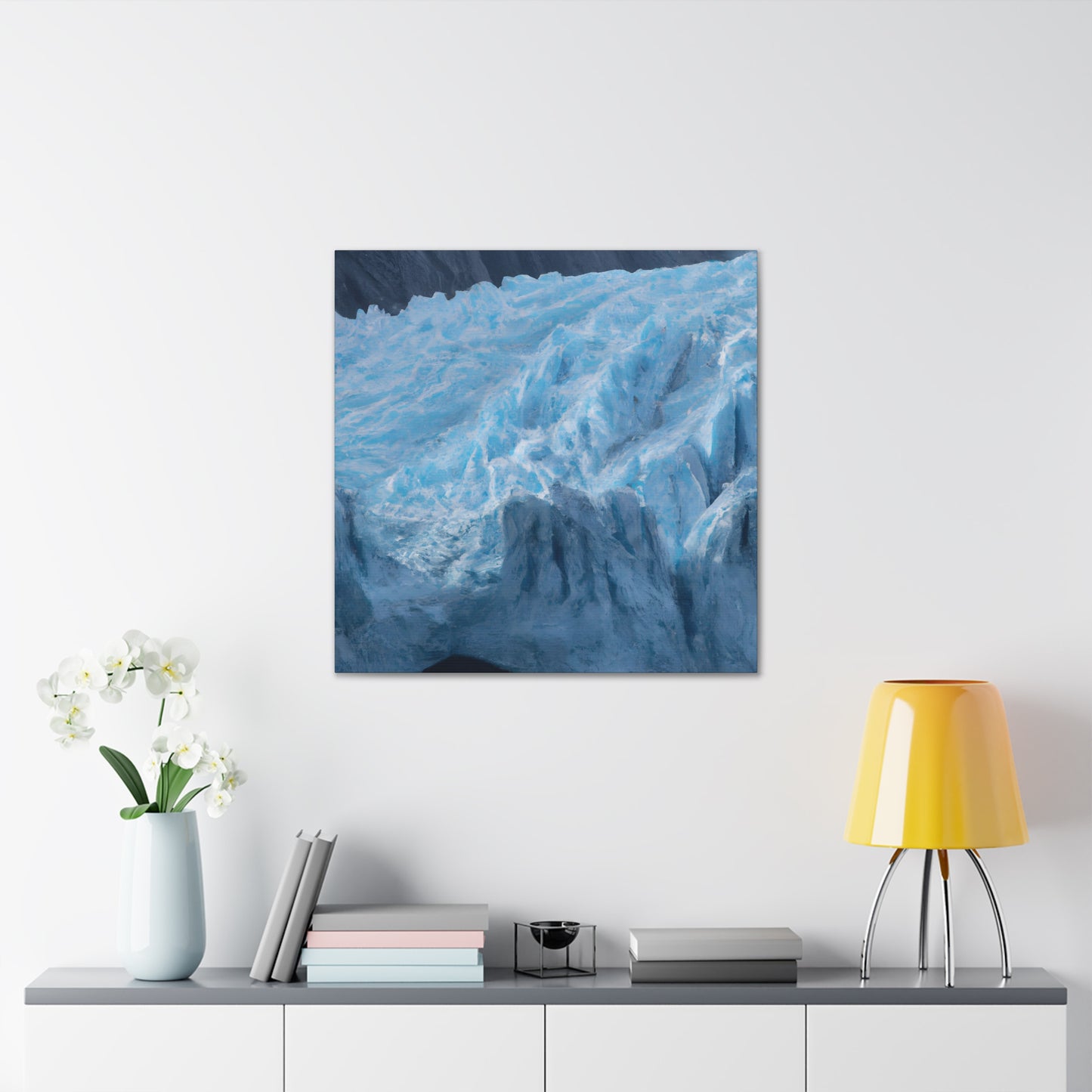 Aria's Icy Imprints - Canvas