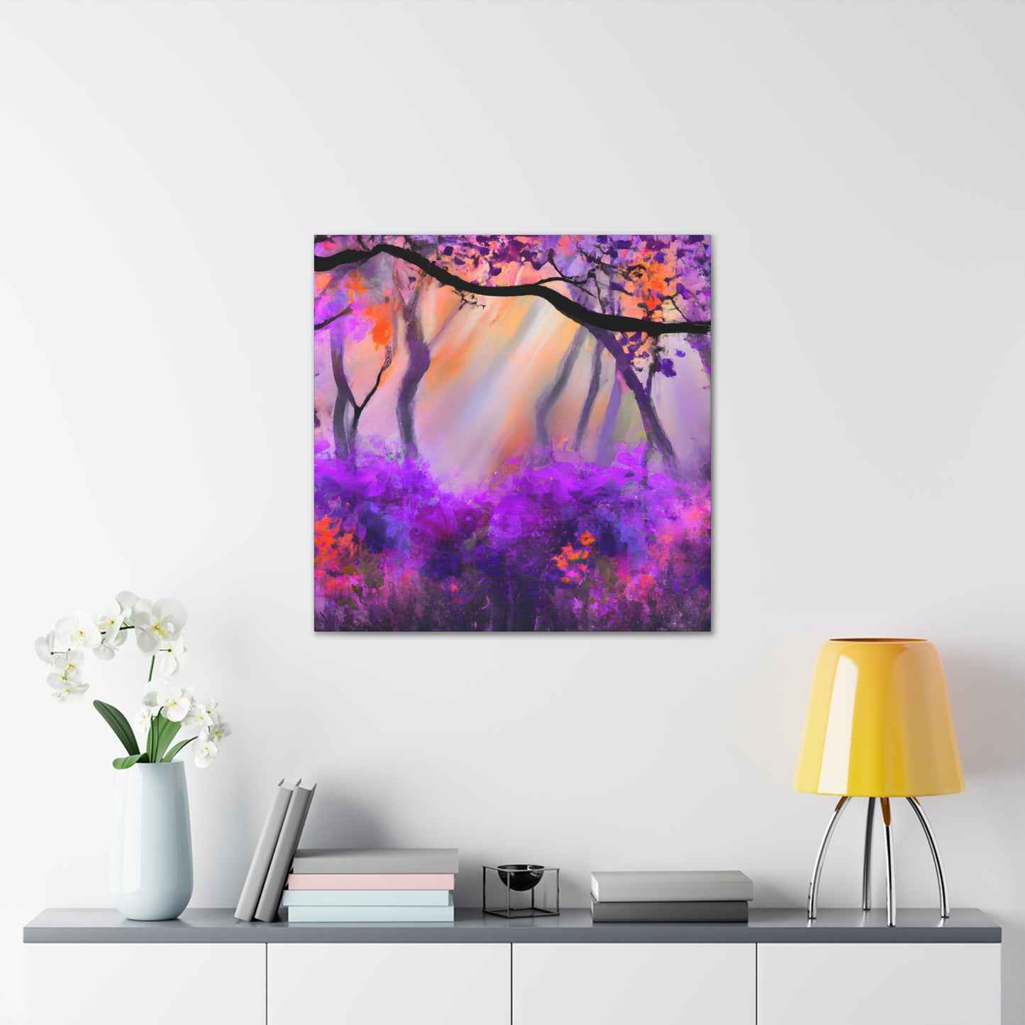 Tina's Tale-Telling Blossoms - Canvas