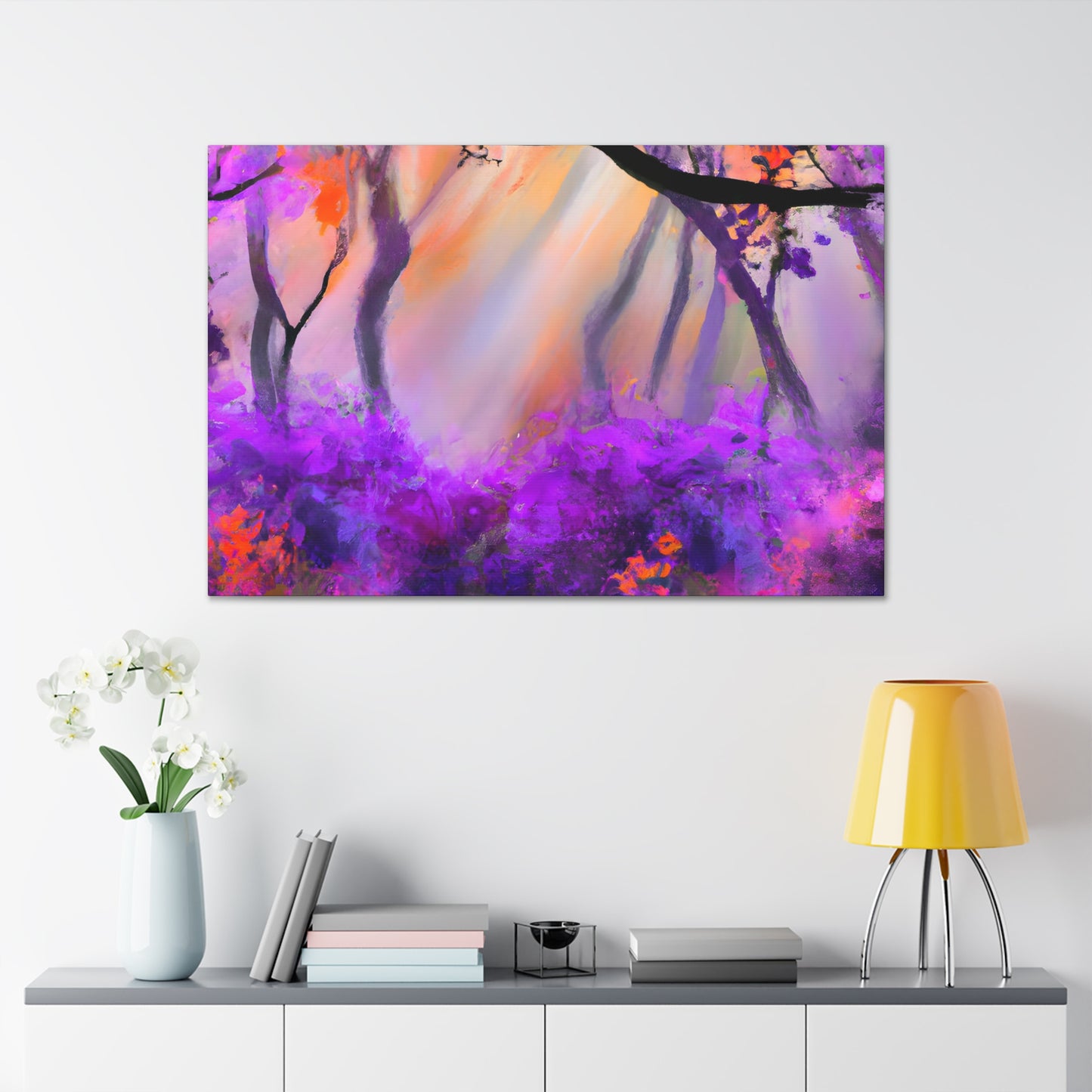 Tina's Tale-Telling Blossoms - Canvas