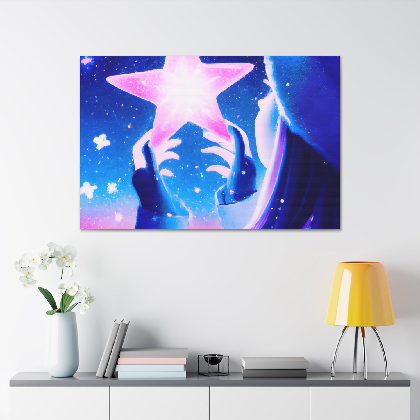 Mia's Starry Revival - Canvas