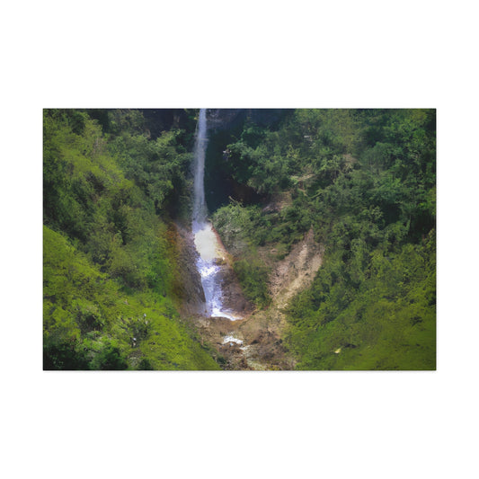 Jake's Fearless Falls - Canvas